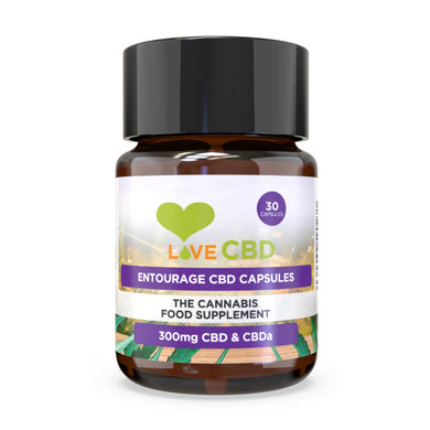 Love CBD 10mg Entourage capsules (30 x10mg -300mg) - CBD Specialist Macclesfield